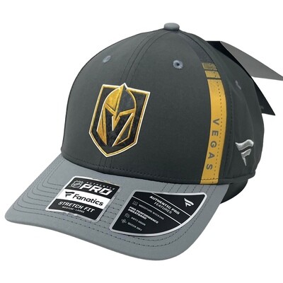 Vegas Golden Knights Men’s Charcoal Grey Fanatics Branded Stretch Fit Hat