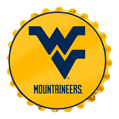 West Virginia Mountaineers Bottle Cap Wall Sign
