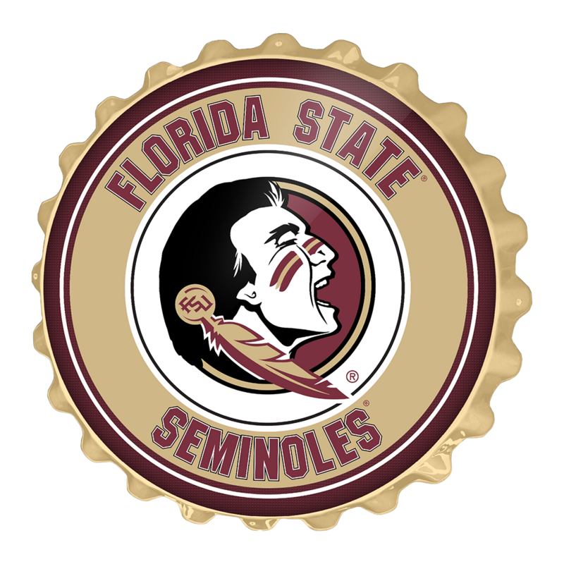 Florida State Seminoles Bottle Cap Wall Sign