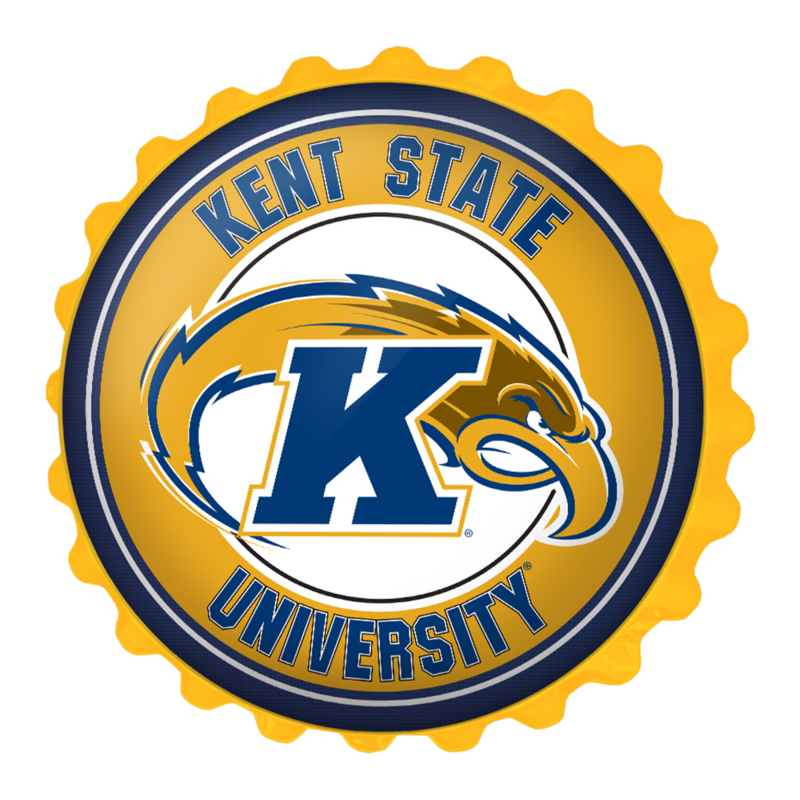 Kent State Golden Flashes Bottle Cap Wall Sign