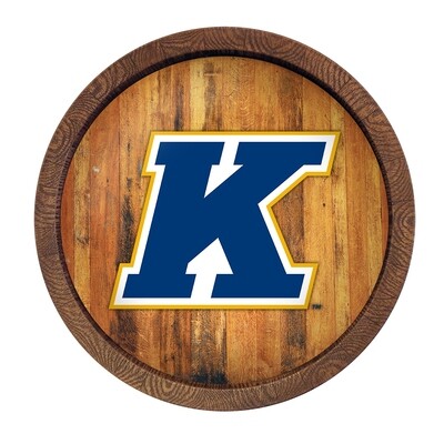 Kent State Golden Flashes "Faux" Barrel Top Sign