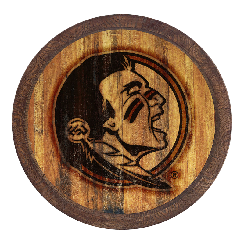 Florida State Seminoles Branded "Faux" Barrel Top Sign