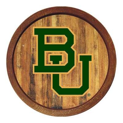 Baylor Bears "Faux" Barrel Top Sign