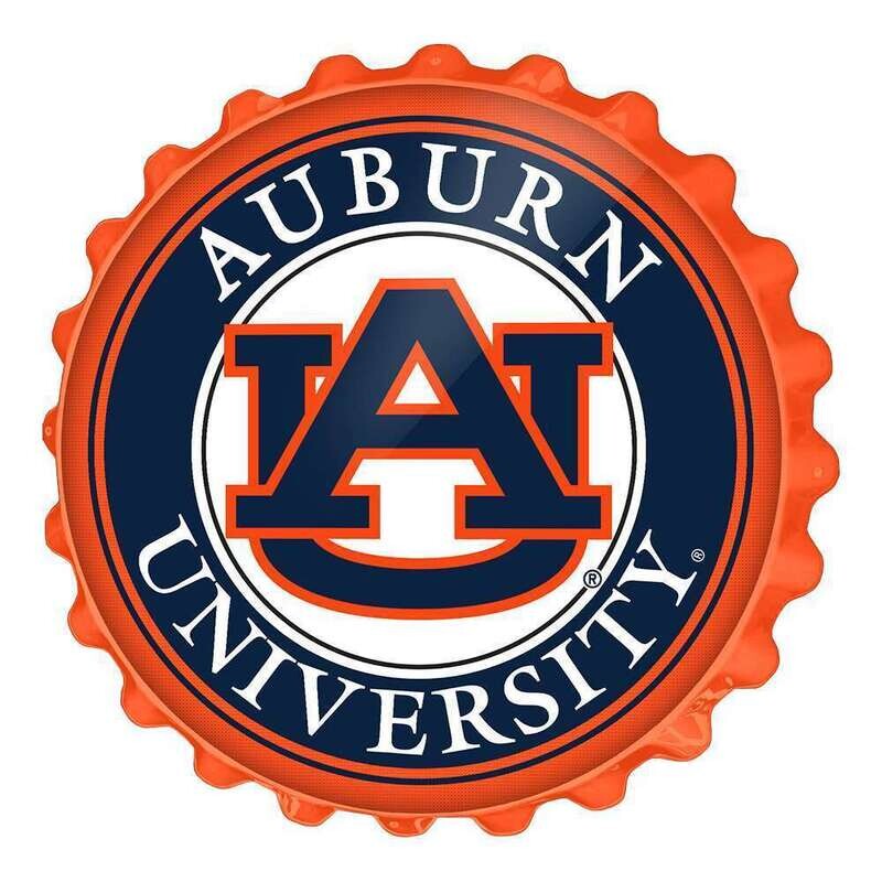 Auburn Tigers Bottle Cap Wall Sign