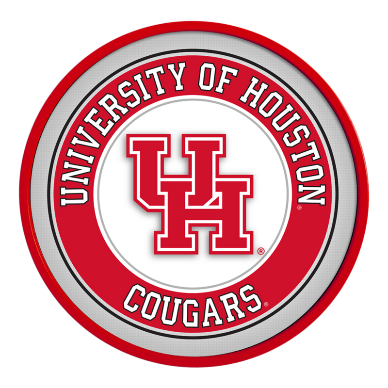 Houston Cougars Modern Disc Wall Sign