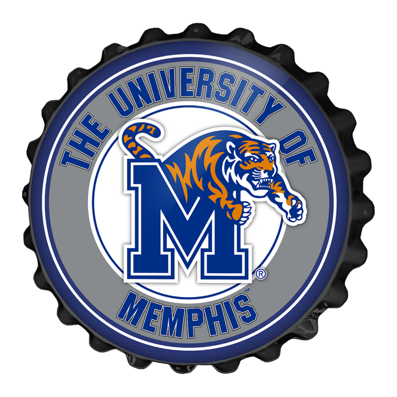 Memphis Tigers Bottle Cap Wall Sign