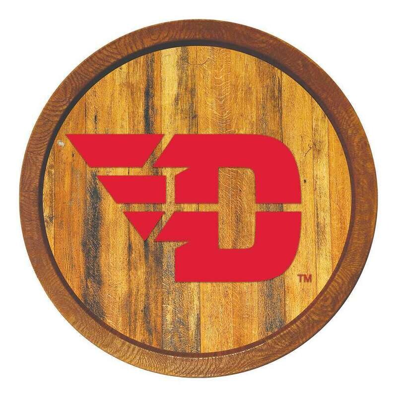 Dayton Flyers "Faux" Barrel Top Sign