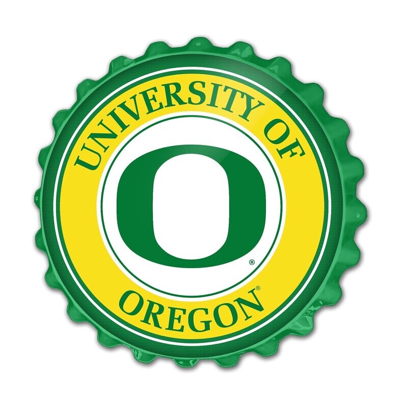 Oregon Ducks Bottle Cap Wall Sign