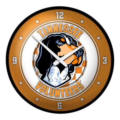 Tennessee Volunteers Mascot Modern Disc Wall Clock