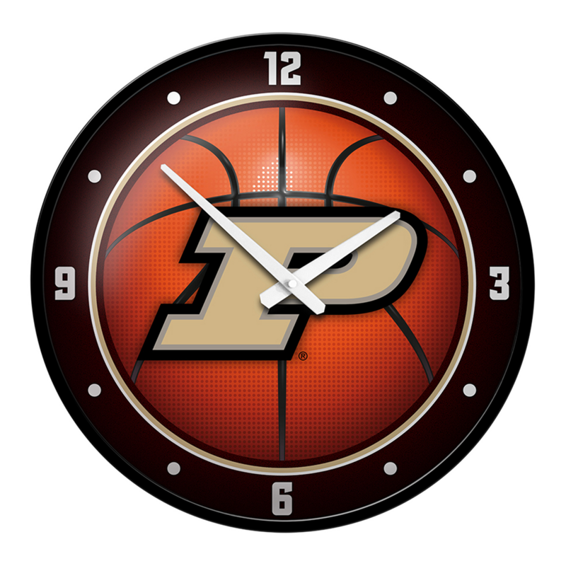 Purdue Boilermakers Basketball Modern Disc Wall Clock