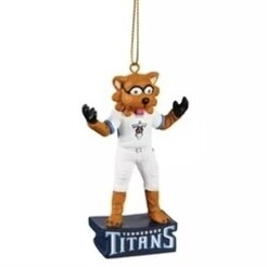 Tennessee Titans Mascot Statue Christmas Ornament