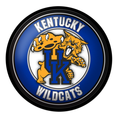 Kentucky Wildcats Mascot Modern Disc Wall Sign