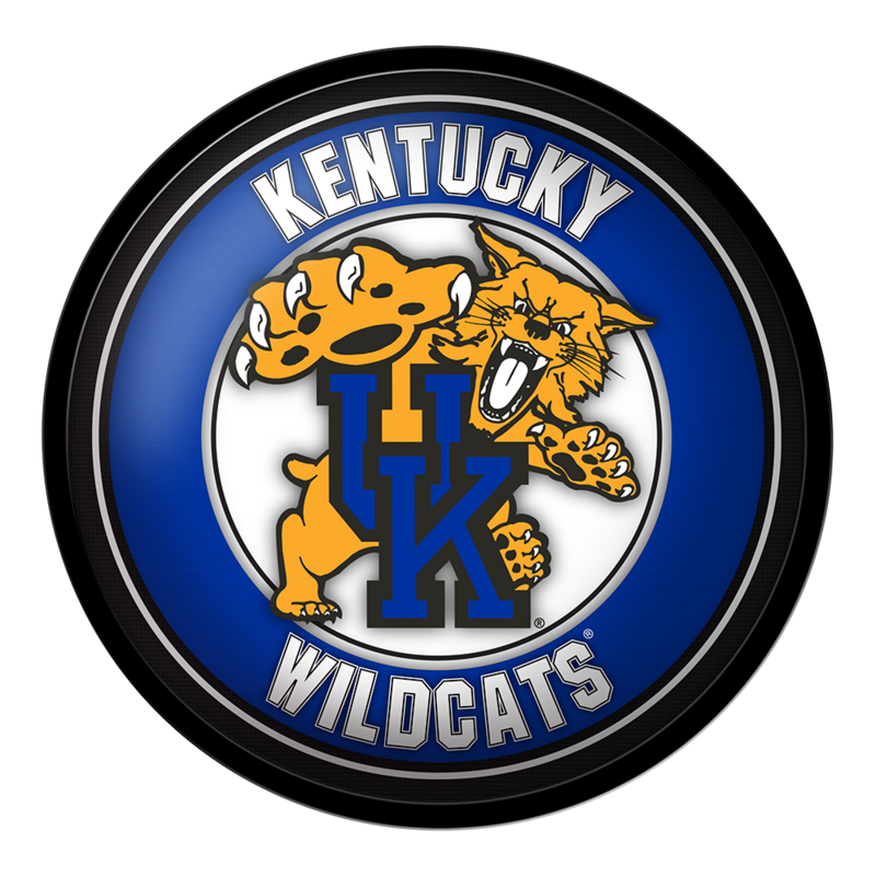 Kentucky Wildcats Mascot Modern Disc Wall Sign