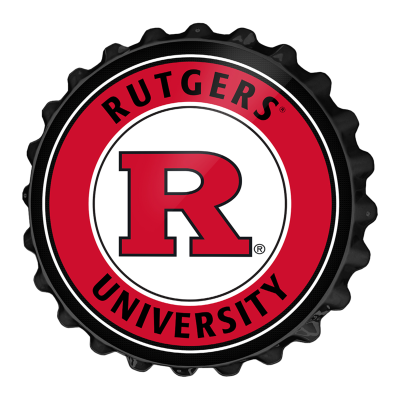 Rutgers Scarlet Knights Bottle Cap Wall Sign