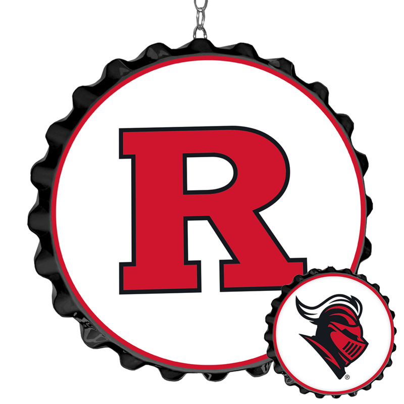 Rutgers Scarlet Knights Knight Bottle Cap Dangler