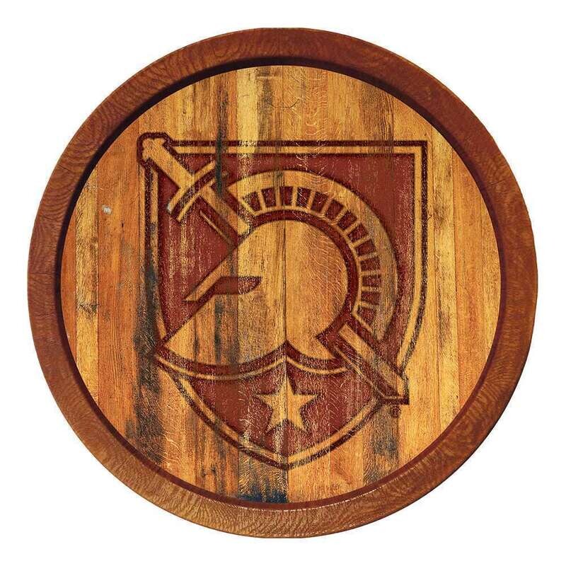 Army Black Knights Athena's Helmet Branded "Faux" Barrel Top Sign