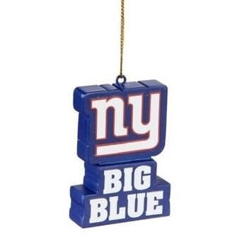 New York Giants Mascot Statue Christmas Ornament New York Giants Mascot Statue Christmas Ornament
