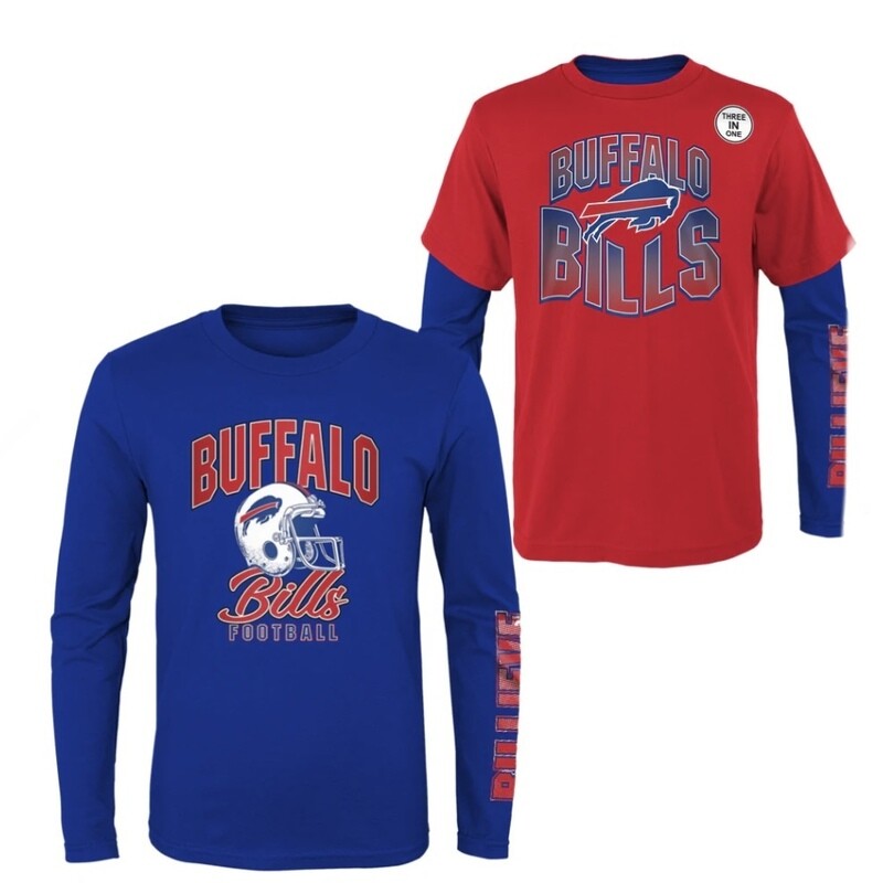Buffalo Bills Youth Outerstuff 3-in-1 Game Day T-Shirt