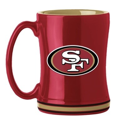 San Francisco 49ers 14oz Relief Coffee Mug