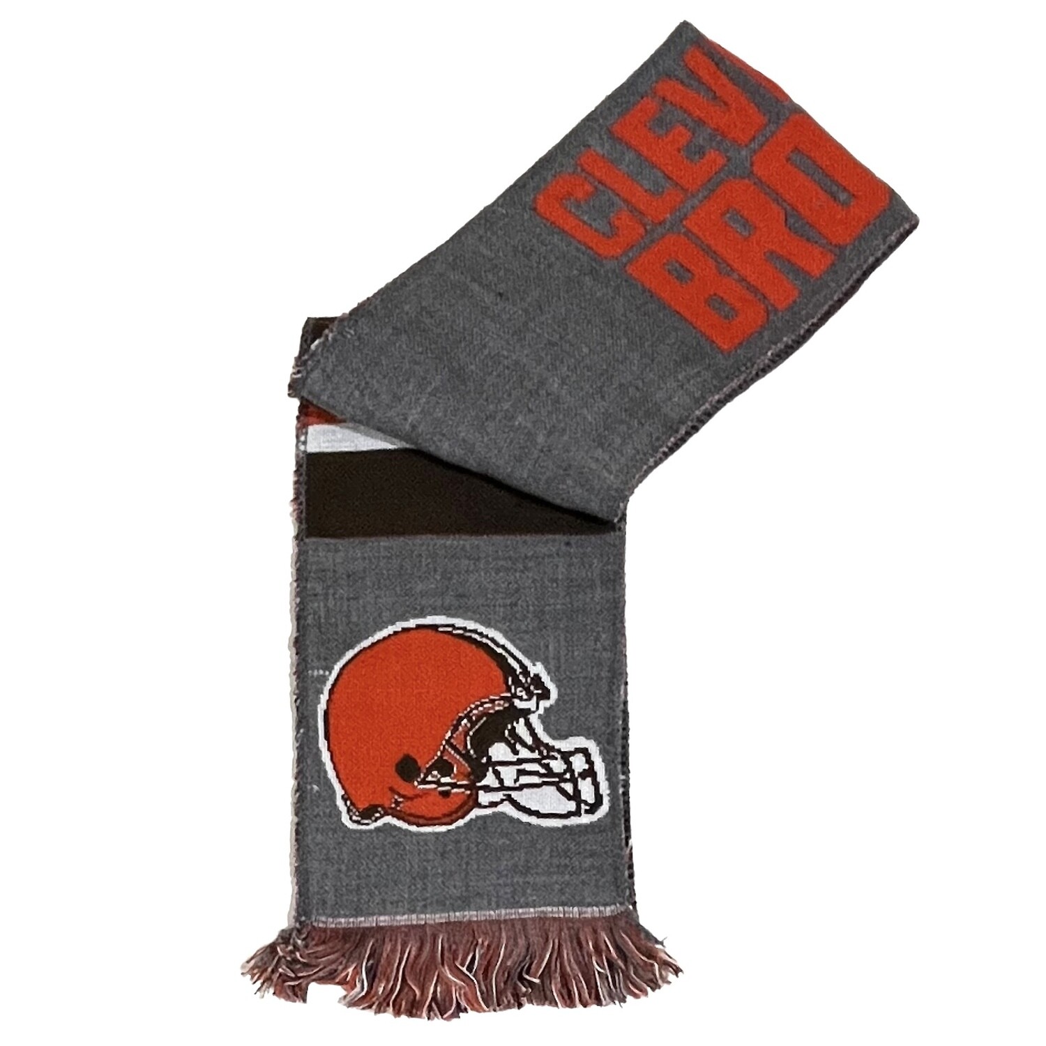 Cleveland Browns Grey Adult Knit Scarf