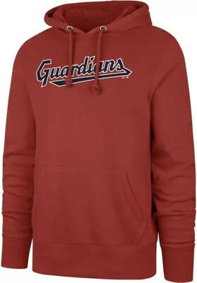 Cleveland Guardians Men's 47 Brand Red Hoodie