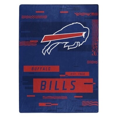 Buffalo Bills 60 Buffalo Bills 60" x 80" Plush Raschel Blanket