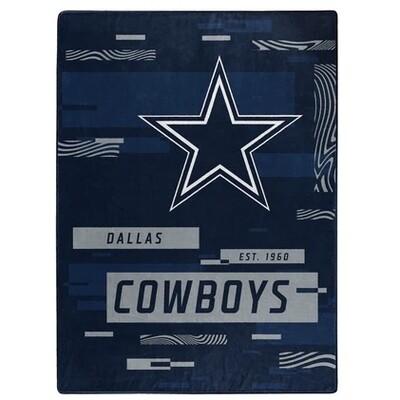 Dallas Cowboys 60" x 80" Plush Raschel Blanket