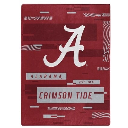 Alabama Crimson Tide 60" x 80" Plush Raschel Blanket