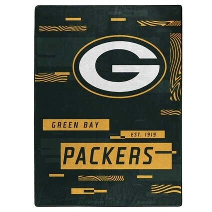 Green Bay Packers 60" x 80" Plush Raschel Blanket