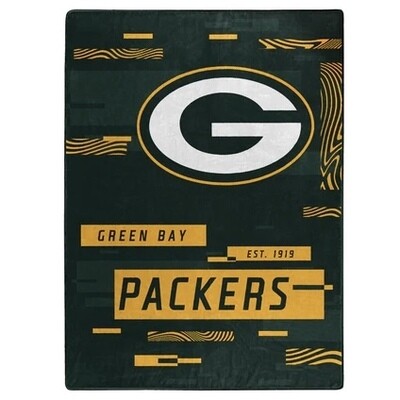 Green Bay Packers 60 Green Bay Packers 60" x 80" Plush Raschel Blanket
