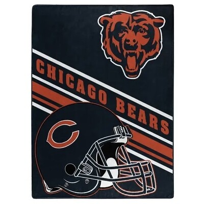 Chicago Bears 60" x 80" Plush Raschel Blanket