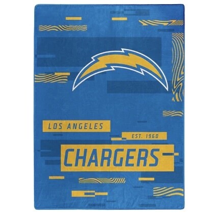 Los Angeles Chargers 60" x 80" Plush Raschel Blanket