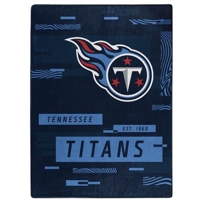 Tennessee Titans 60 Tennessee Titans 60" x 80" Plush Raschel Blanket