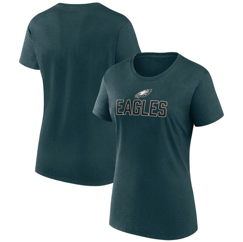 Philadelphia Eagles Women's Midnight Green Fanatics Branded Fundamental Base T-Shirt