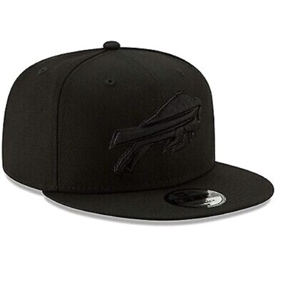 Buffalo Bills Men's Black New Era 9Fifty Basic Snapback Hat