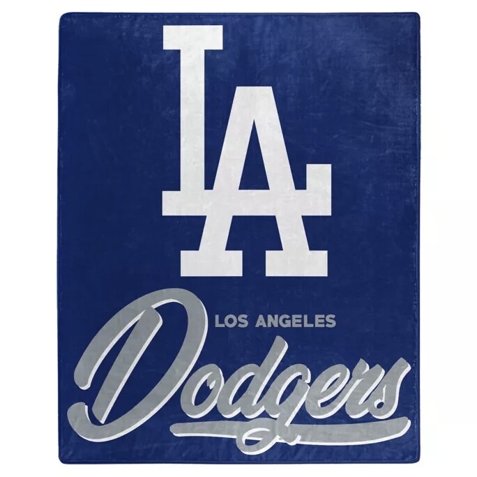 Los Angeles Dodgers 50" x 60" Signature Plush Raschel Blanket