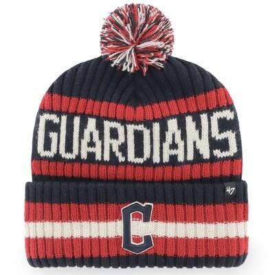 Cleveland Guardians Men’s 47 Bering Cuffed Pom Knit Hat