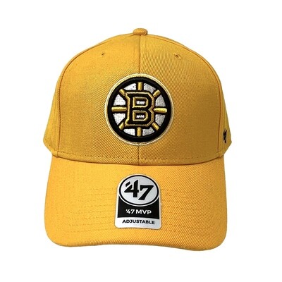 Boston Bruins Men's 47 Brand MVP Adjustable Hat