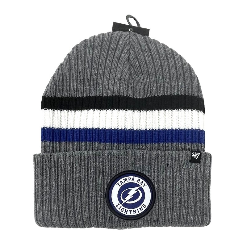 Tampa Bay Lightning Men’s 47 Brand Charcoal
Highline Cuff Knit Hat