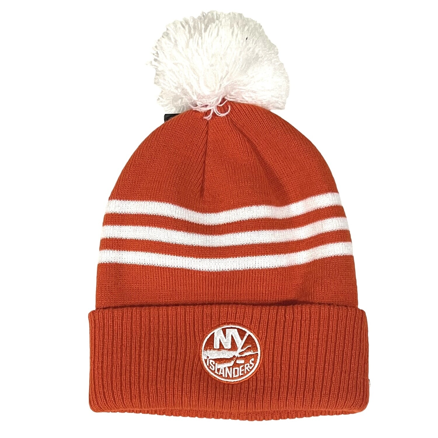 New York Islanders Men’s Adidas Cuffed Pom Knit Hat