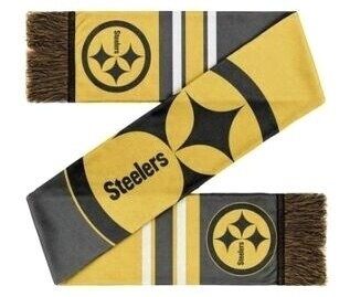 Pittsburgh Steelers Color Block Adult Knit Scarf