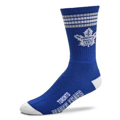 Toronto Maple Leafs Adult 4-Stripe Deuce Socks