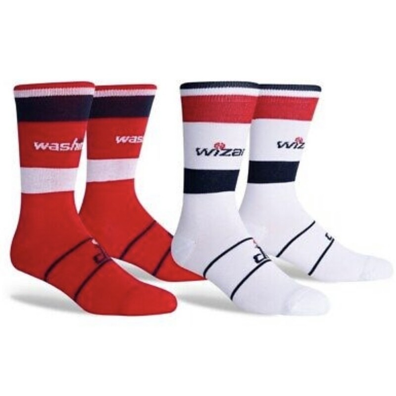 Washington Wizards Men’s Home/Away 2 Pack Socks