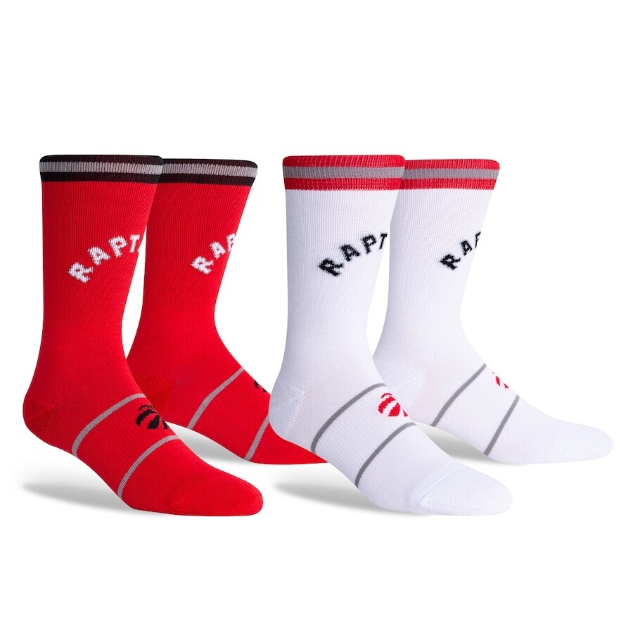 Toronto Raptors Men’s Home/Away 2 Pack Socks