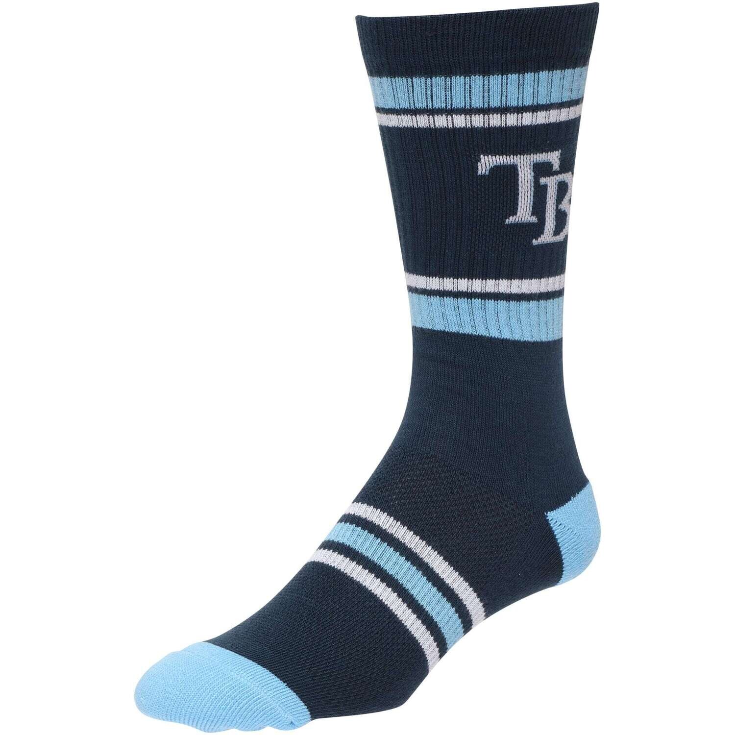 Tampa Bay Rays Men’s Stripe Crew Socks