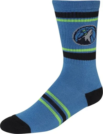 Minnesota Timberwolves Men’s Stripe Crew Socks