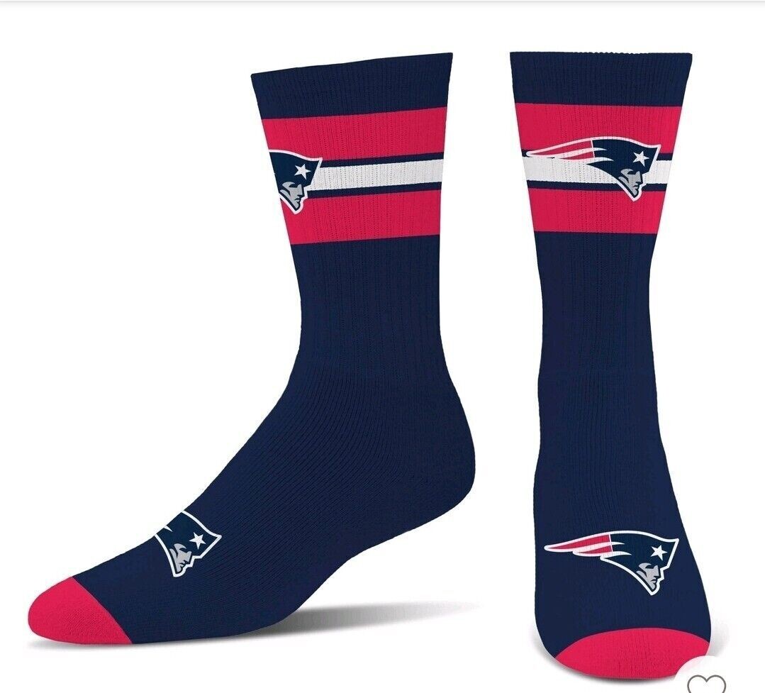 New England Patriots Men's First String Crew Socks