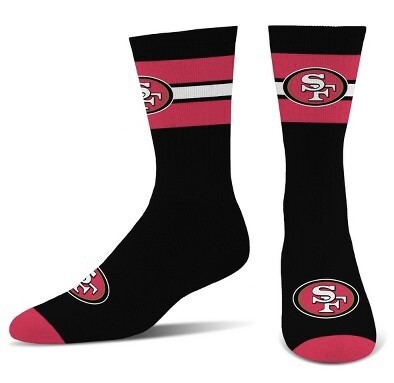 San Francisco 49ers Men's First String Crew Socks
