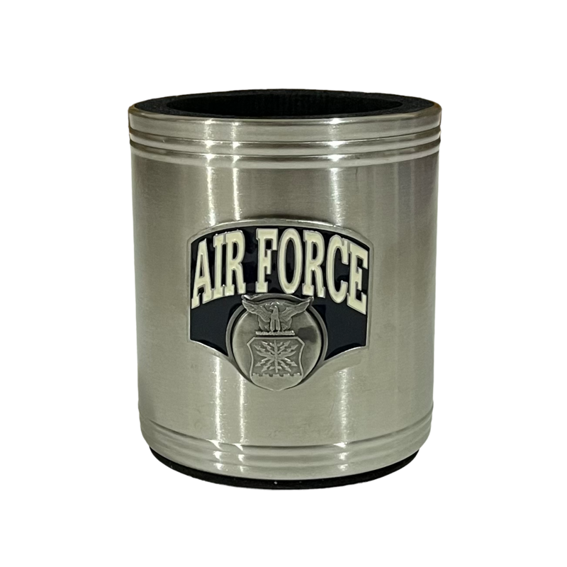 Air Force Falcons Metal 12 Ounce Can Cooler Koozie