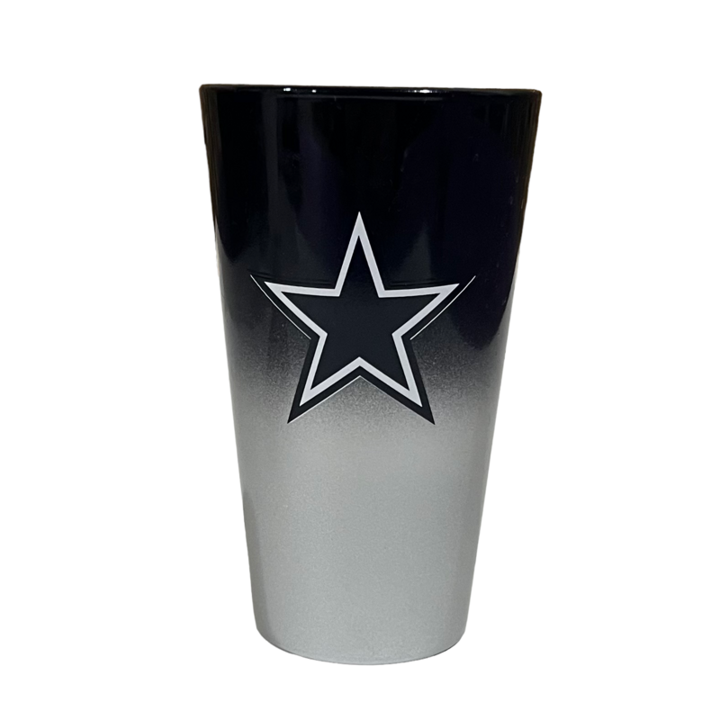 Dallas Cowboys 2-Tone 16oz Pint Glass